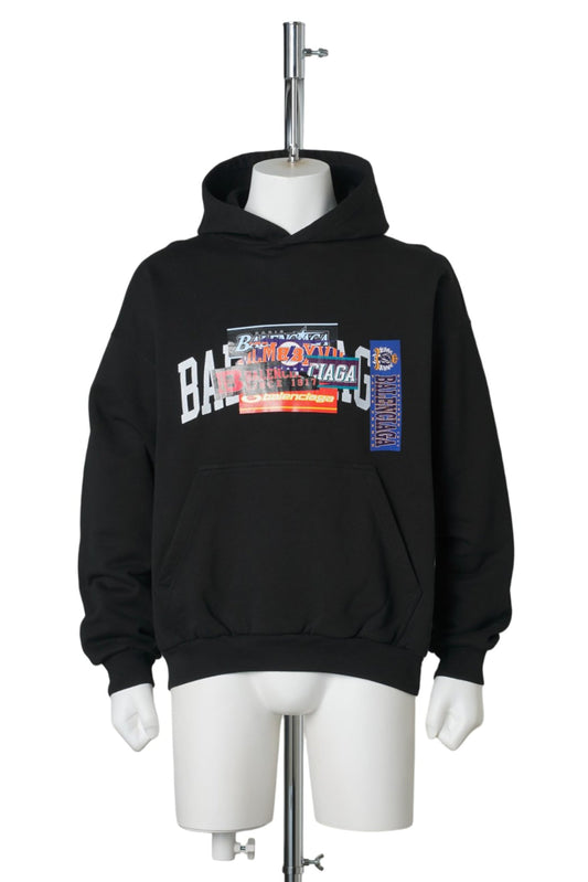 MEDIUM FIT HOODIE / 1000:BLACK