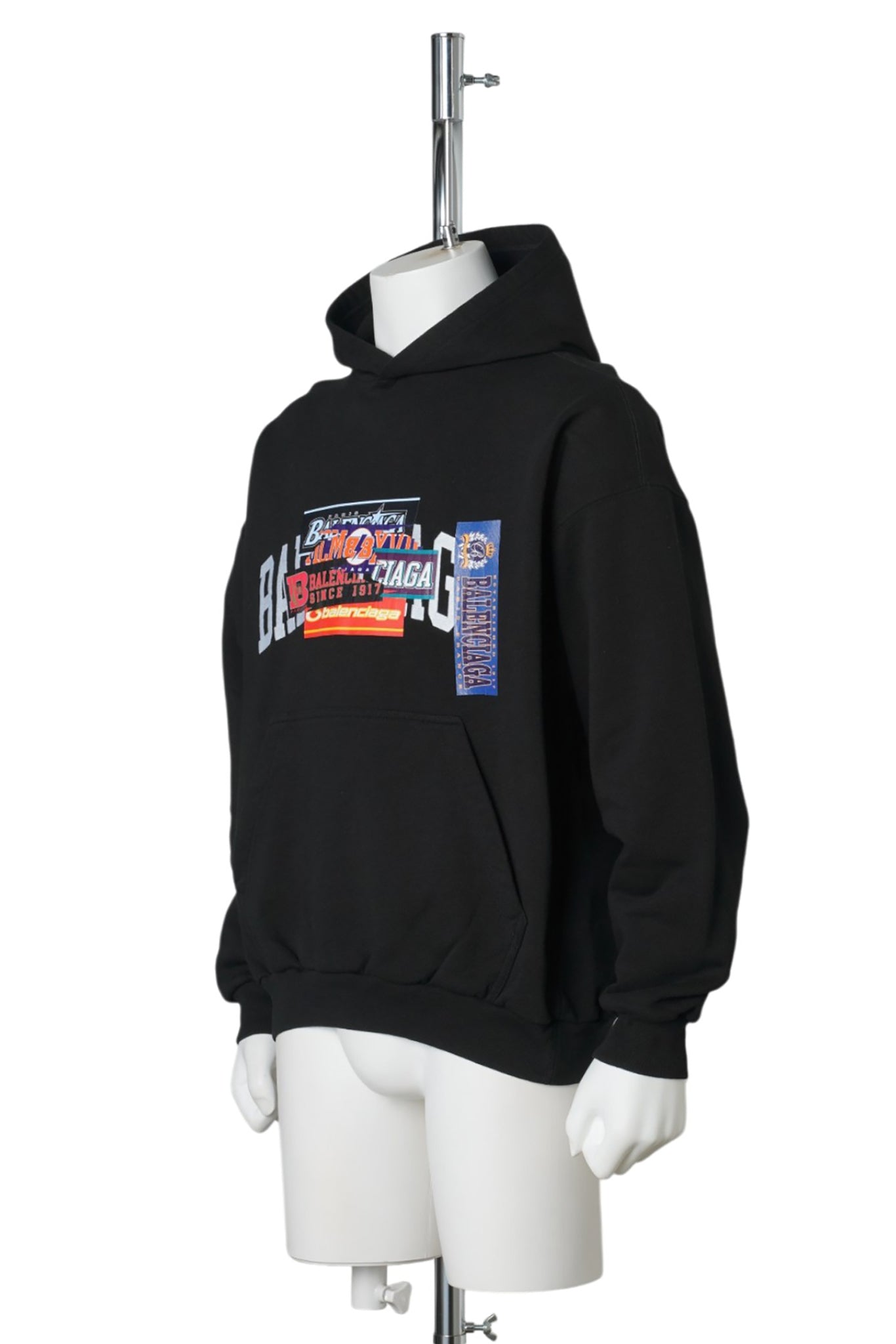 MEDIUM FIT HOODIE / 1000:BLACK