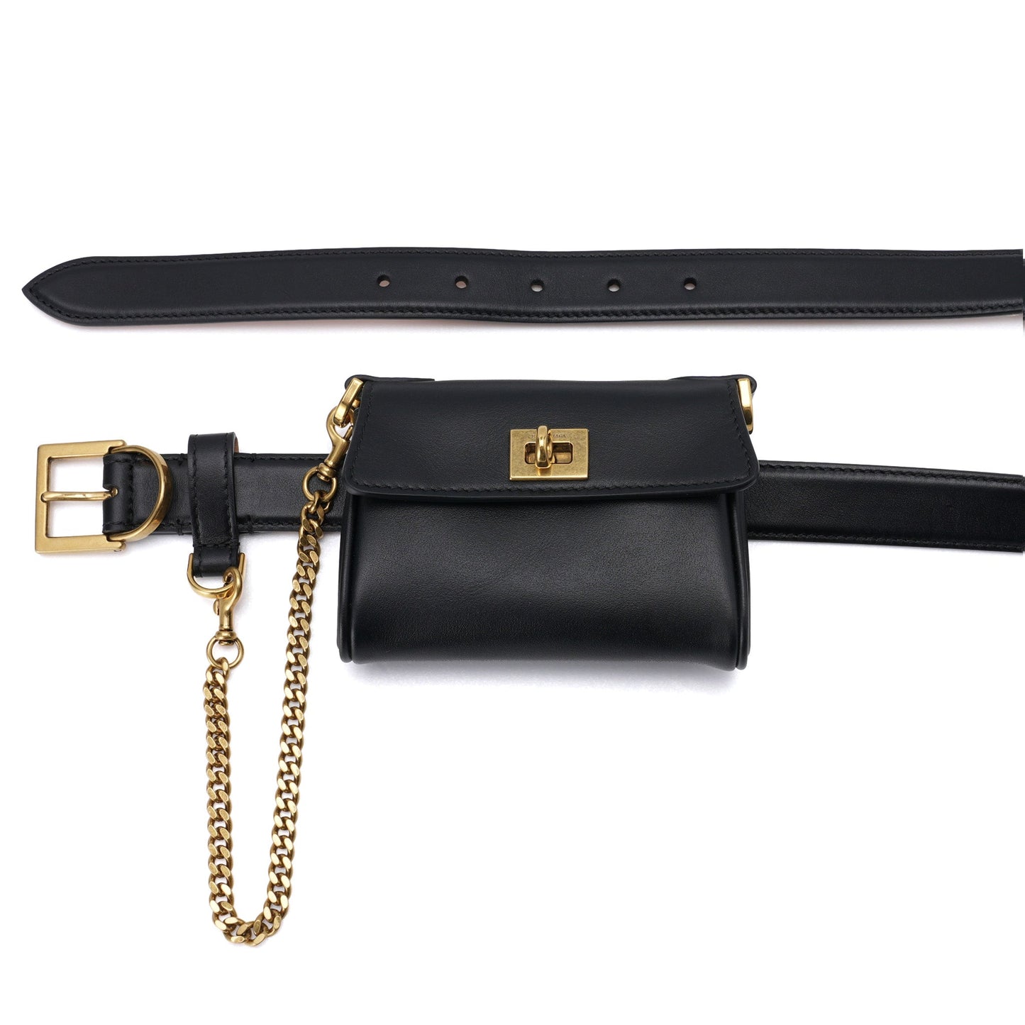 RODEO BELT 25 W/POUCH / 1000:BLACK