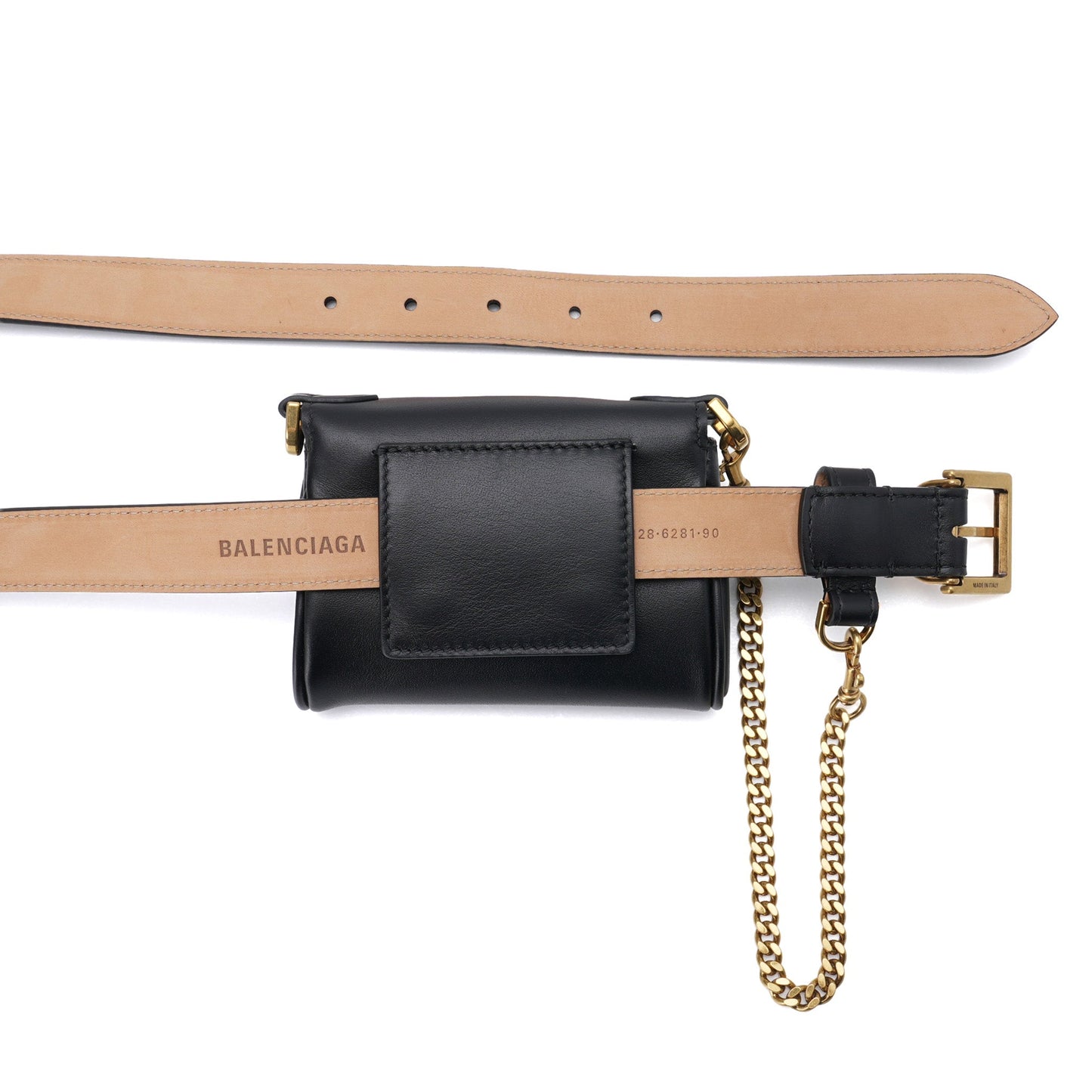 RODEO BELT 25 W/POUCH / 1000:BLACK