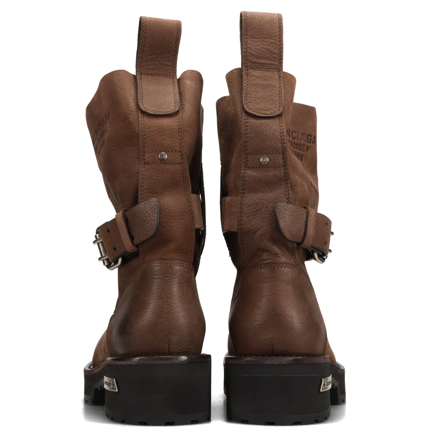 VENOM BOOTIE LACEUP GRAIN LEAT / 2581:BROWN/AG SILVER