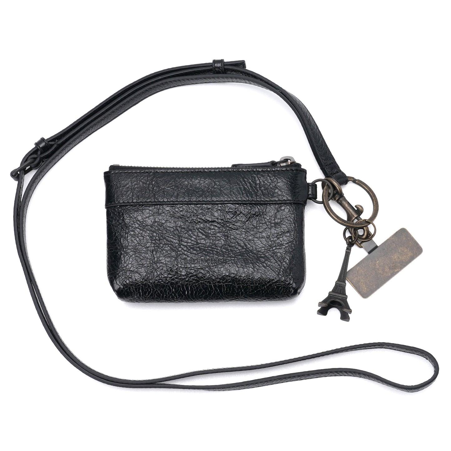 LE CITY PHONE STRAP W/POUCH / 1000:BLACK