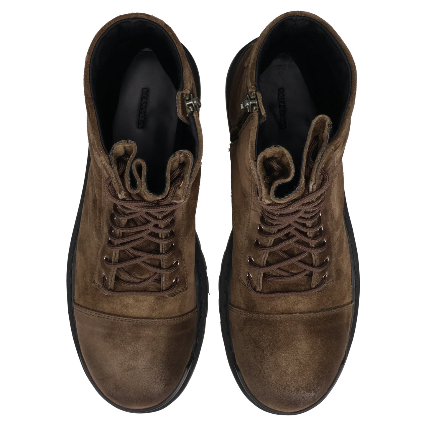 COMBAT STRIKE WAXED SUEDE / 3281:OLIVE/AG SILVER