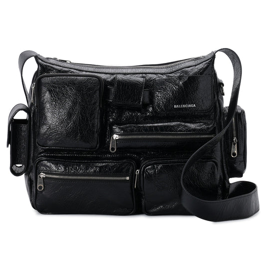 SUPERBUSY MESSENGER BAG / 1000:BLACK