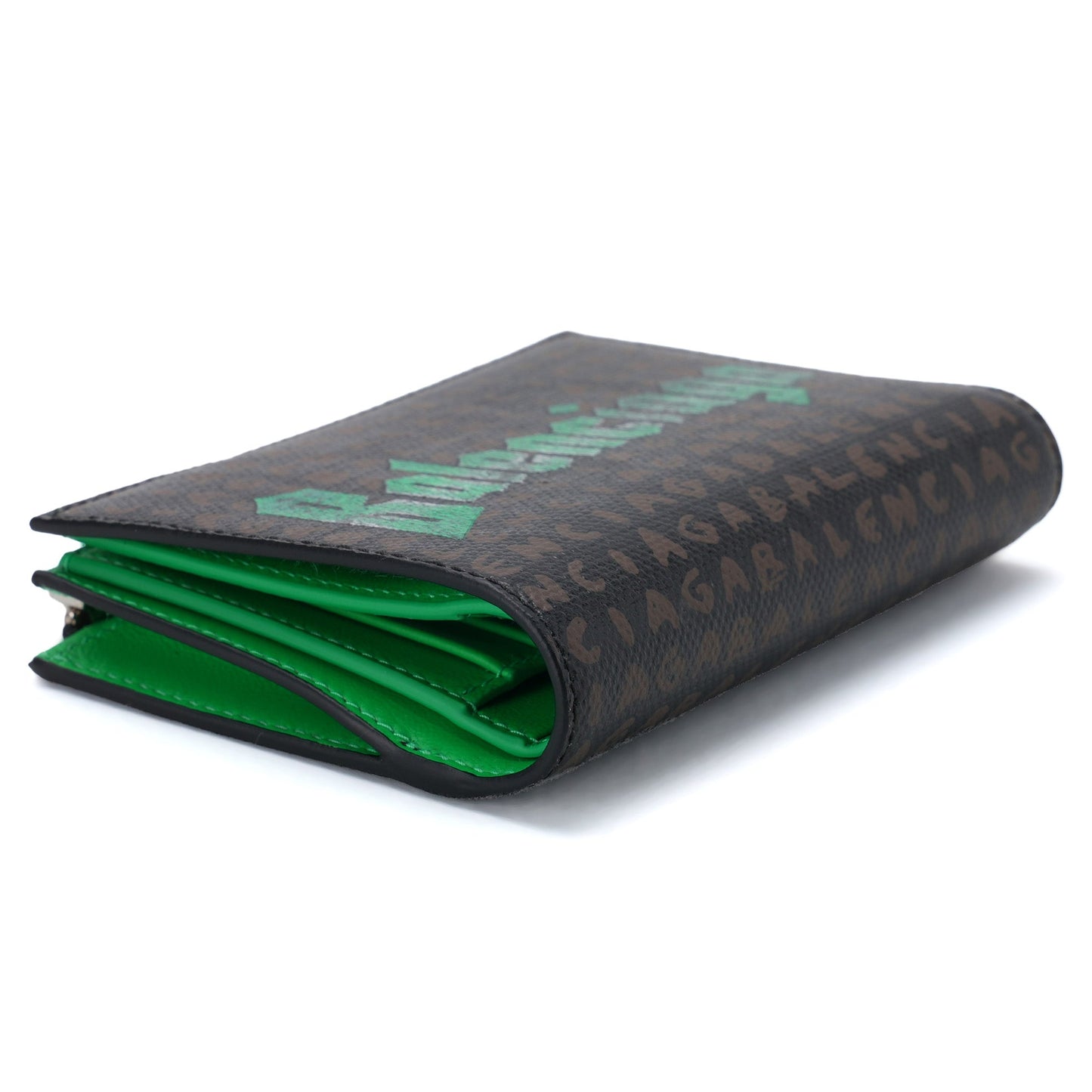 SELECT BIFOLD WALLET / 6039:BLACK/L THUND GREEN