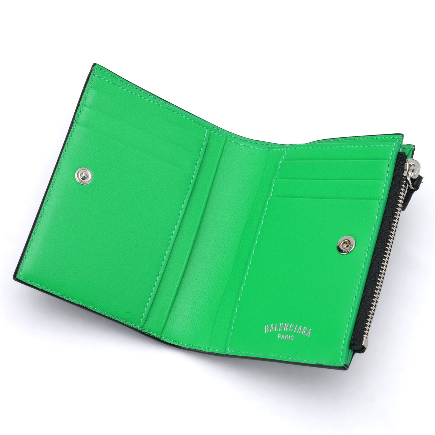 SELECT BIFOLD WALLET / 6039:BLACK/L THUND GREEN