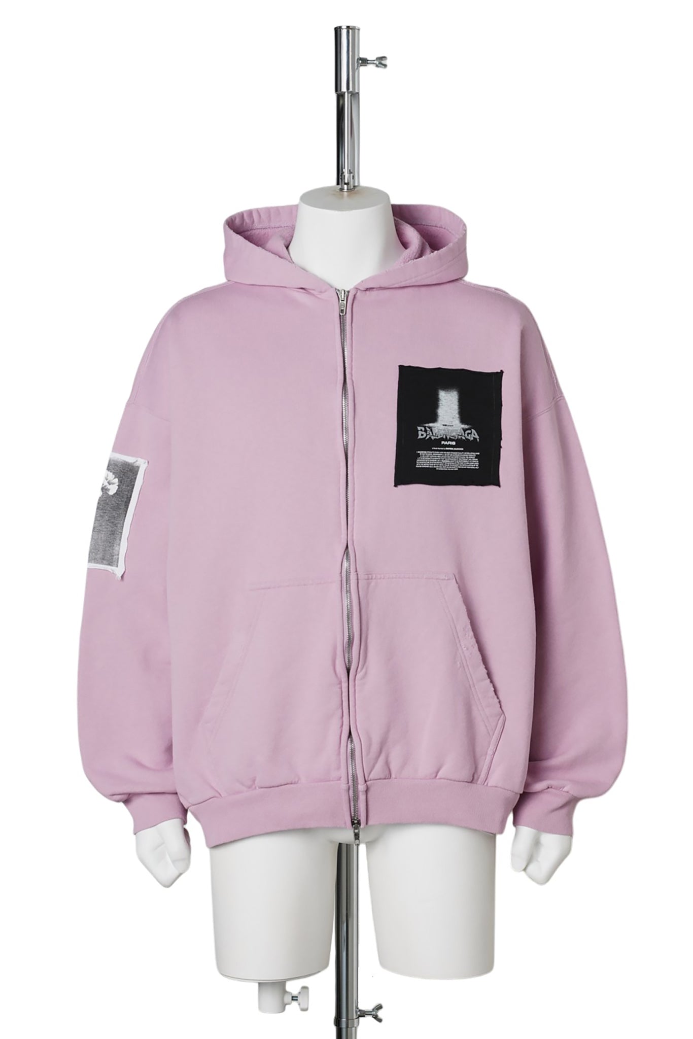 ZIP UP HOODIE / 5701:OLD PINK