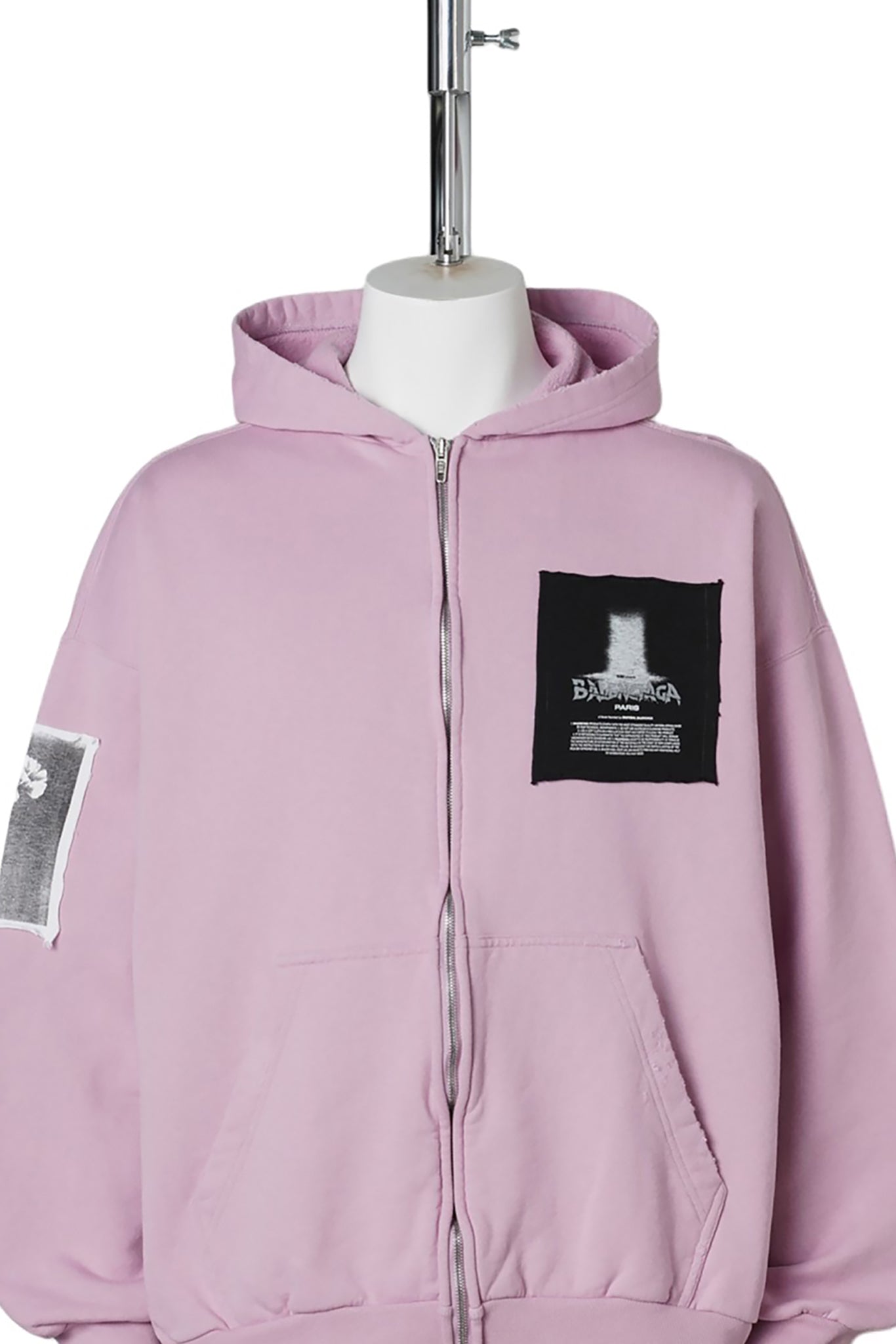 ZIP UP HOODIE / 5701:OLD PINK