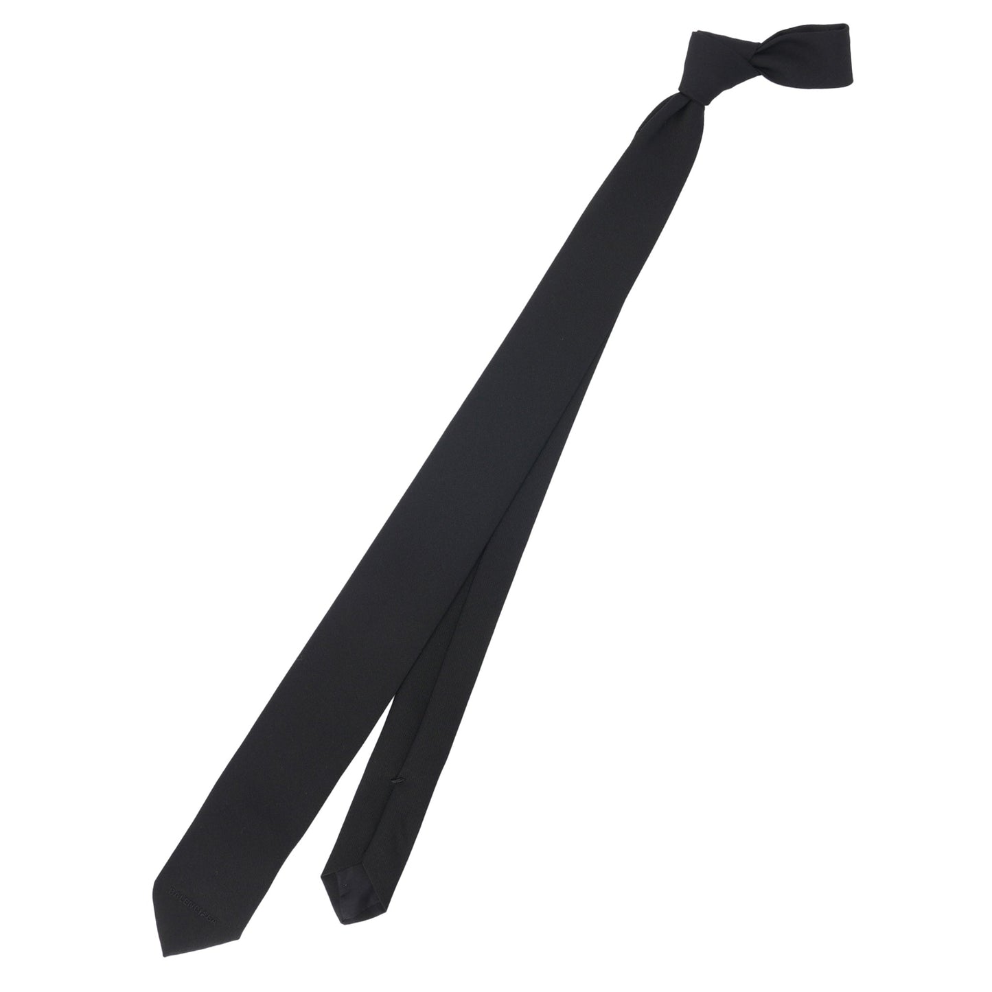 WOOL SOLID TIE / 1000:BLACK