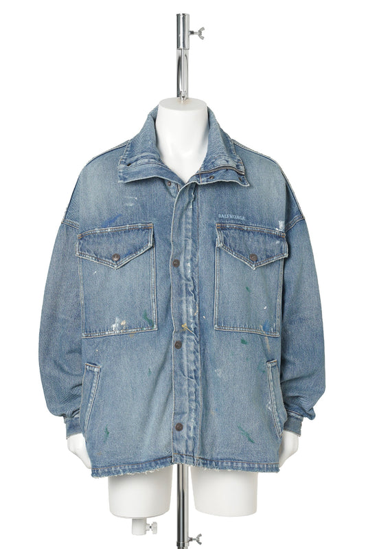 DENIM PARKA / 5760:STAINED BLUE