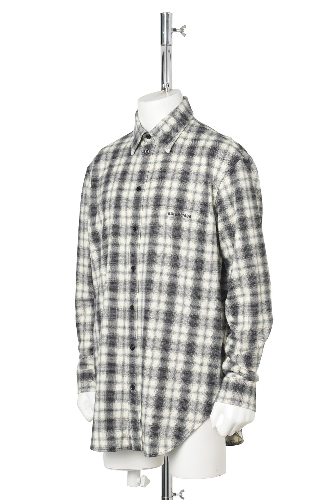 REGULAR FIT SHIRT / 9040:WHITE/BLACK
