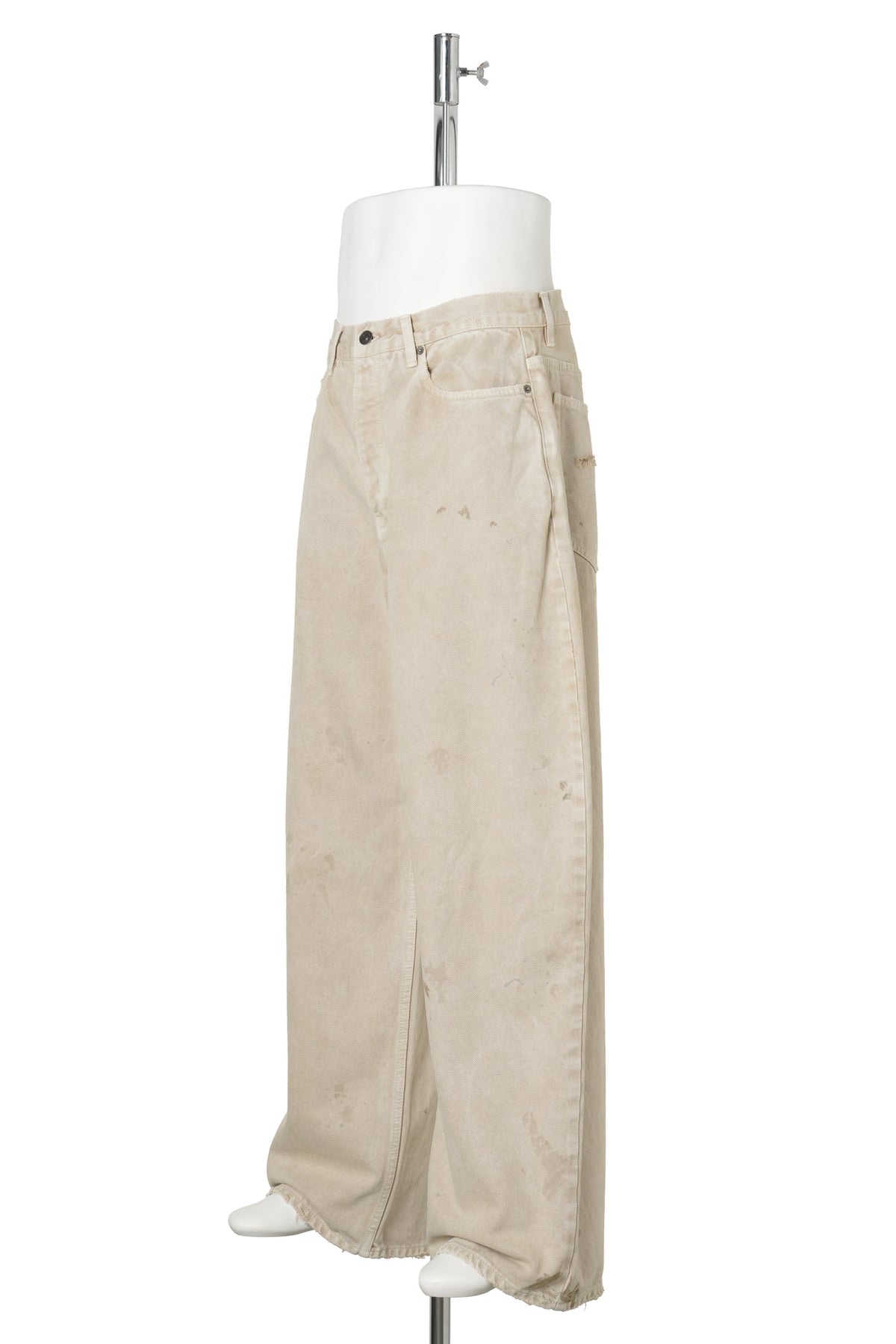 RELAXED CURVED JEANS / 9501:BEIGE