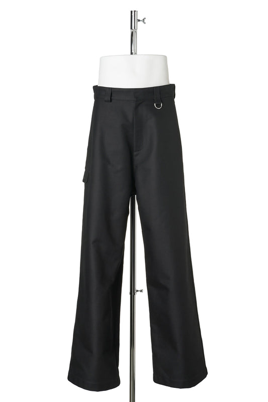 LOOSE FIT WORKWEAR TROUSERS / 1000:BLACK