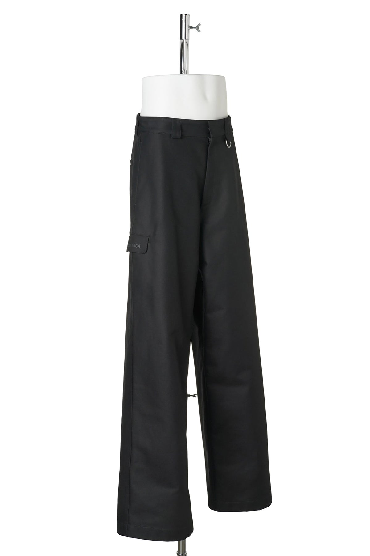 LOOSE FIT WORKWEAR TROUSERS / 1000:BLACK