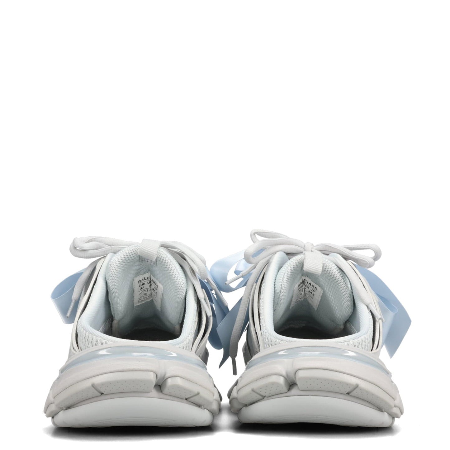 W TRACK MULE BOW / 1140:GREY MIX/LIGHT BLUE