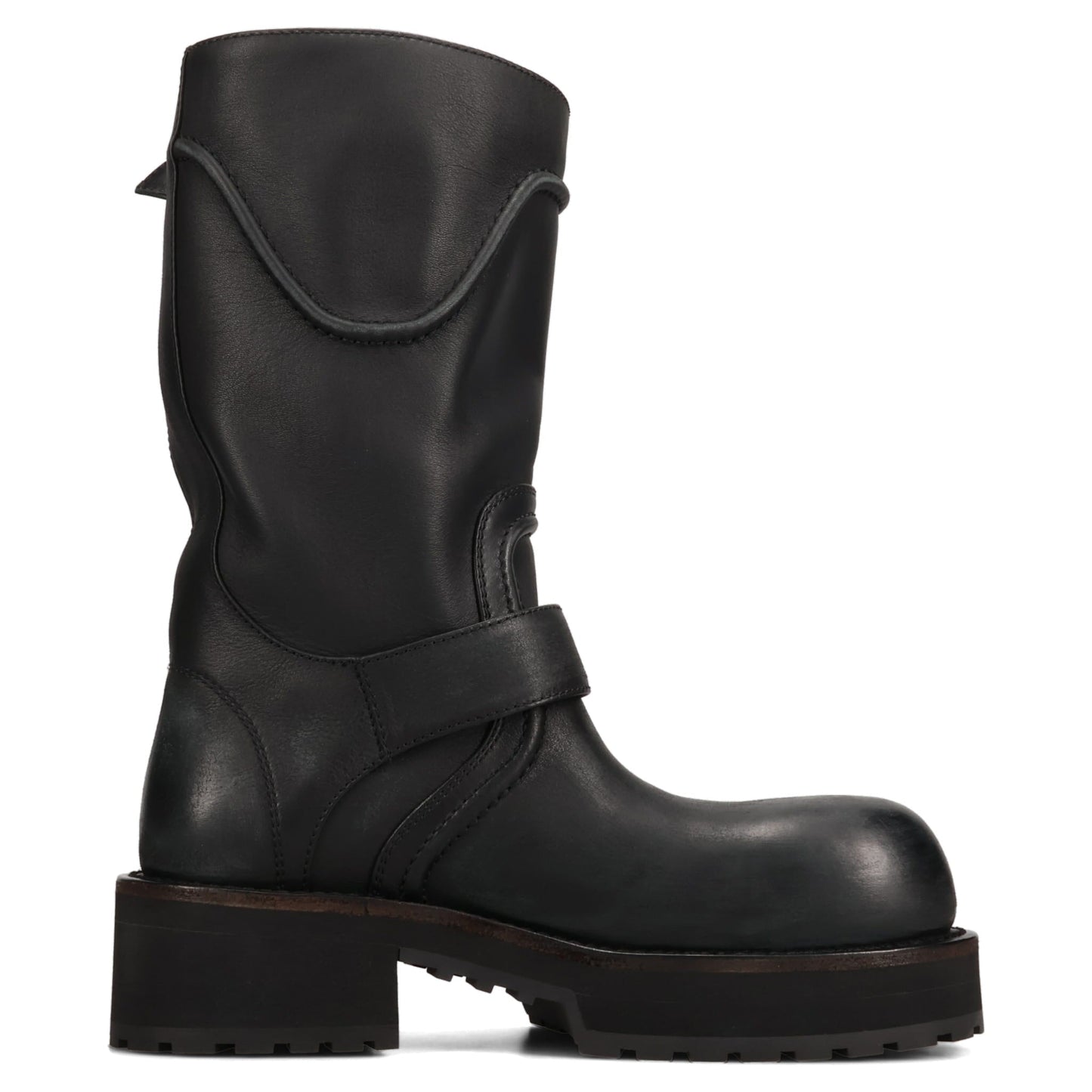 W VENOM BOOTIE LEATHER/BUCKLES / 1080:BLACK/SILVER