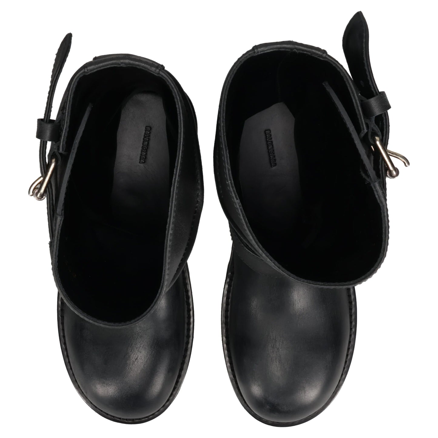 W VENOM BOOTIE LEATHER/BUCKLES / 1080:BLACK/SILVER
