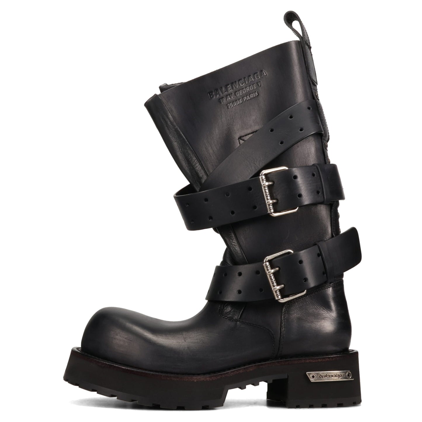 VENOM BOOT LEATH/BELT BUCKLES / 1000:BLACK/SILVER