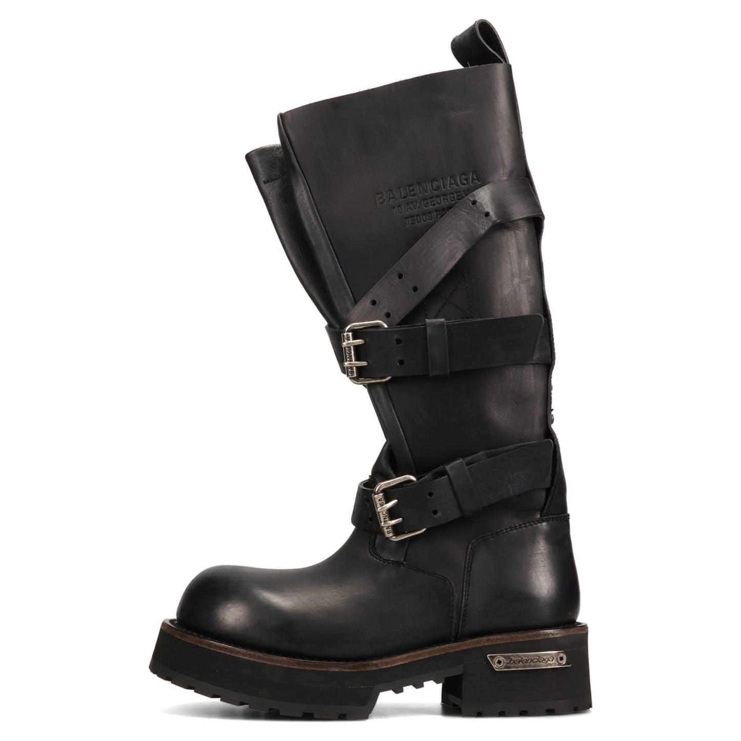 W VENOM BOOT LEATH/BELT BUCKLES / 1000:BLACK/SILVER