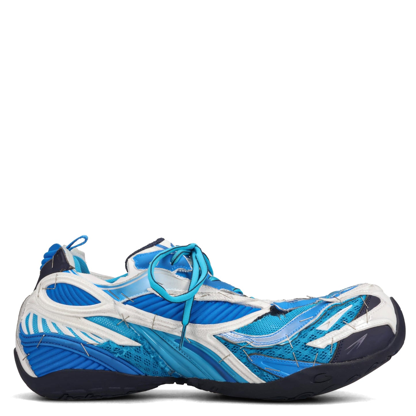 SOLELESS SNEAKER / 4491:BLU MIX/WHT/SILV