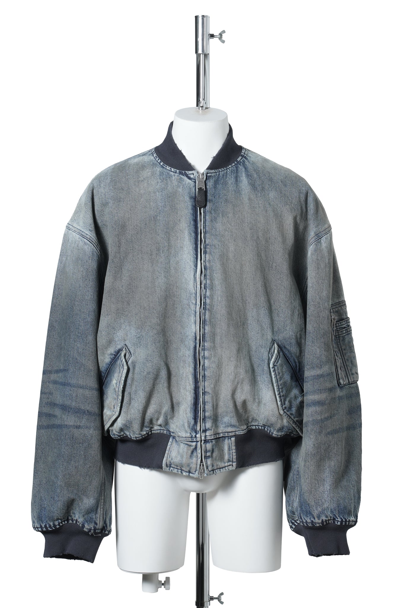 OVERSHIRT / 1505:DIRTY GREY/LIGHT BLUE