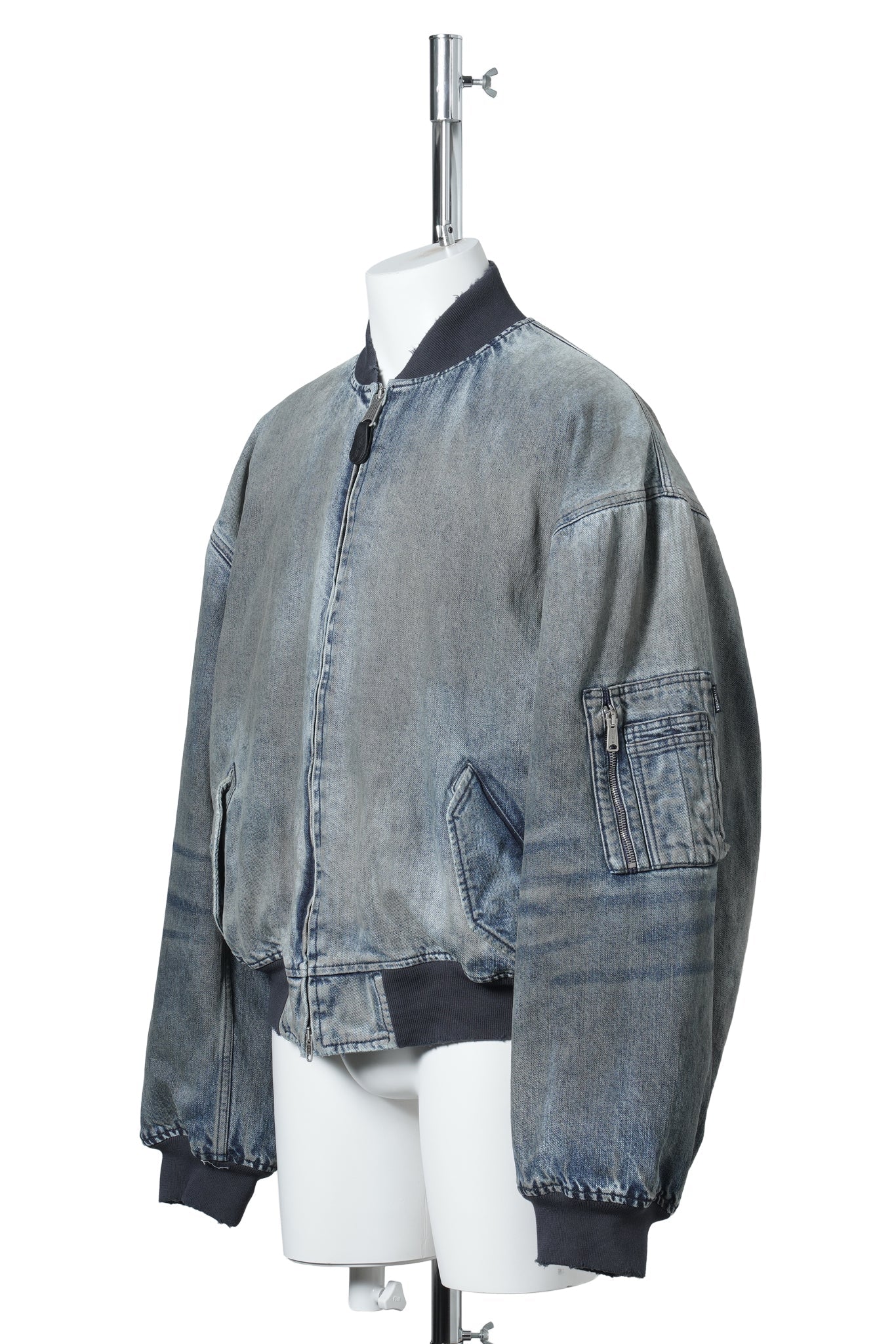 OVERSHIRT / 1505:DIRTY GREY/LIGHT BLUE