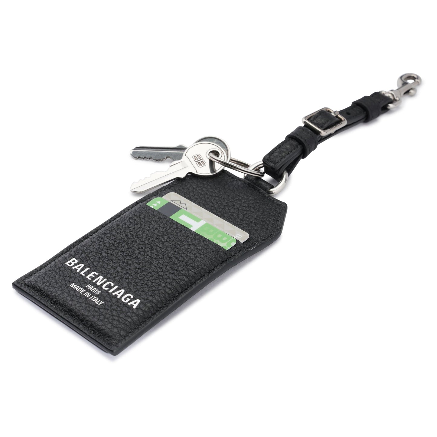CREDIT KEYRING CARD HOLDER / 1000:BLACK