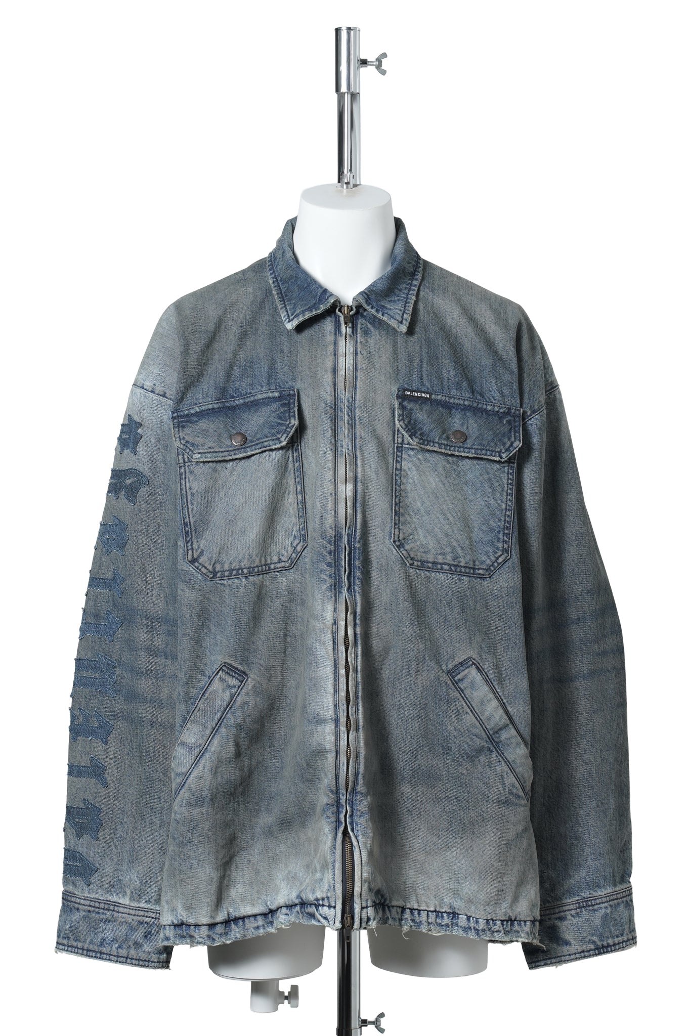 OVERSHIRT / 1505:DIRTY GREY/LIGHT BLUE