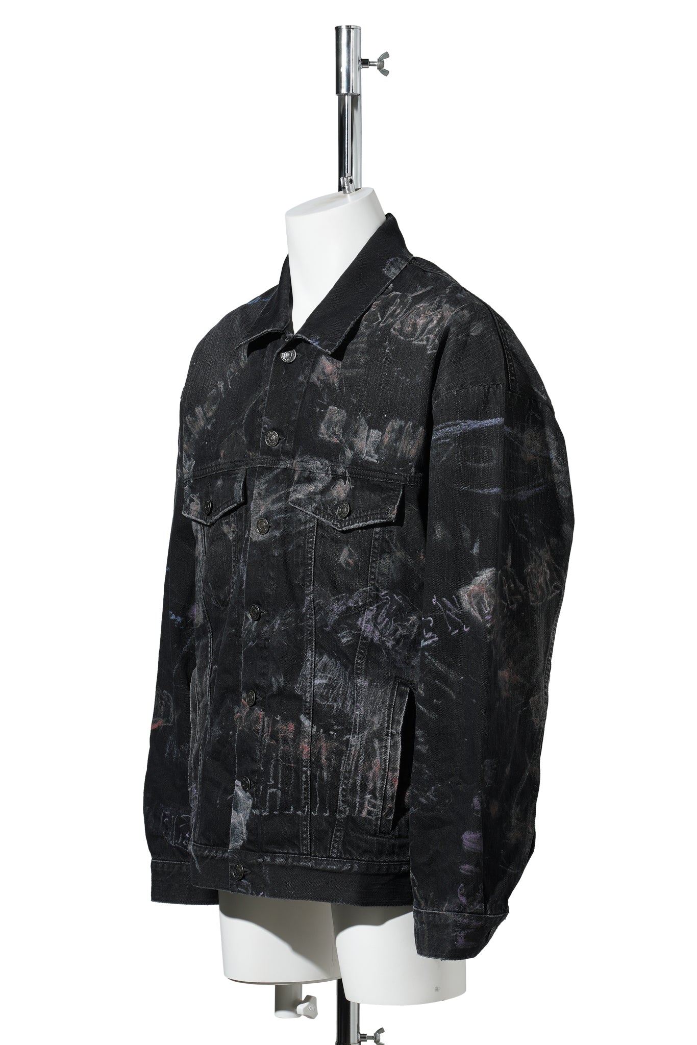 OVERSIZED JACKET / 1037:BLACK FADE OUT