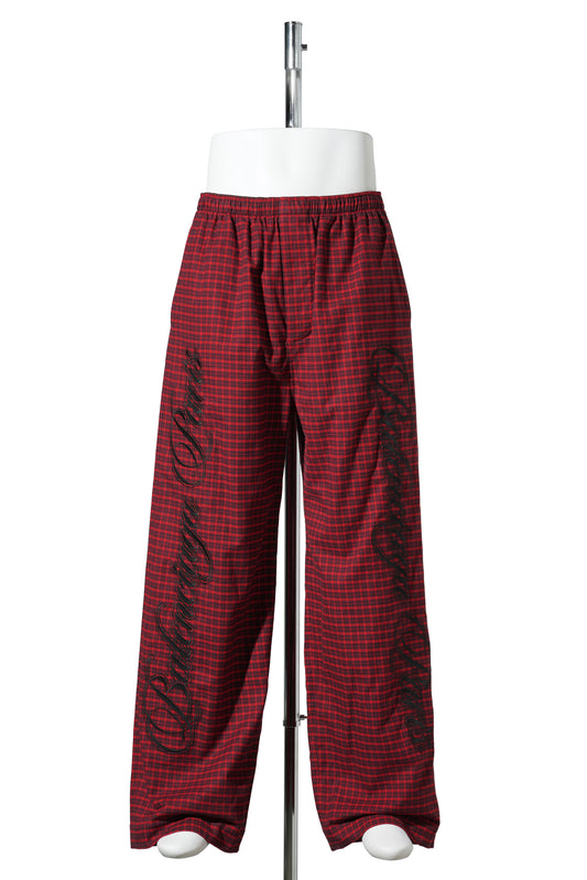 PYJAMA PANTS / 6167:RED/BLACK