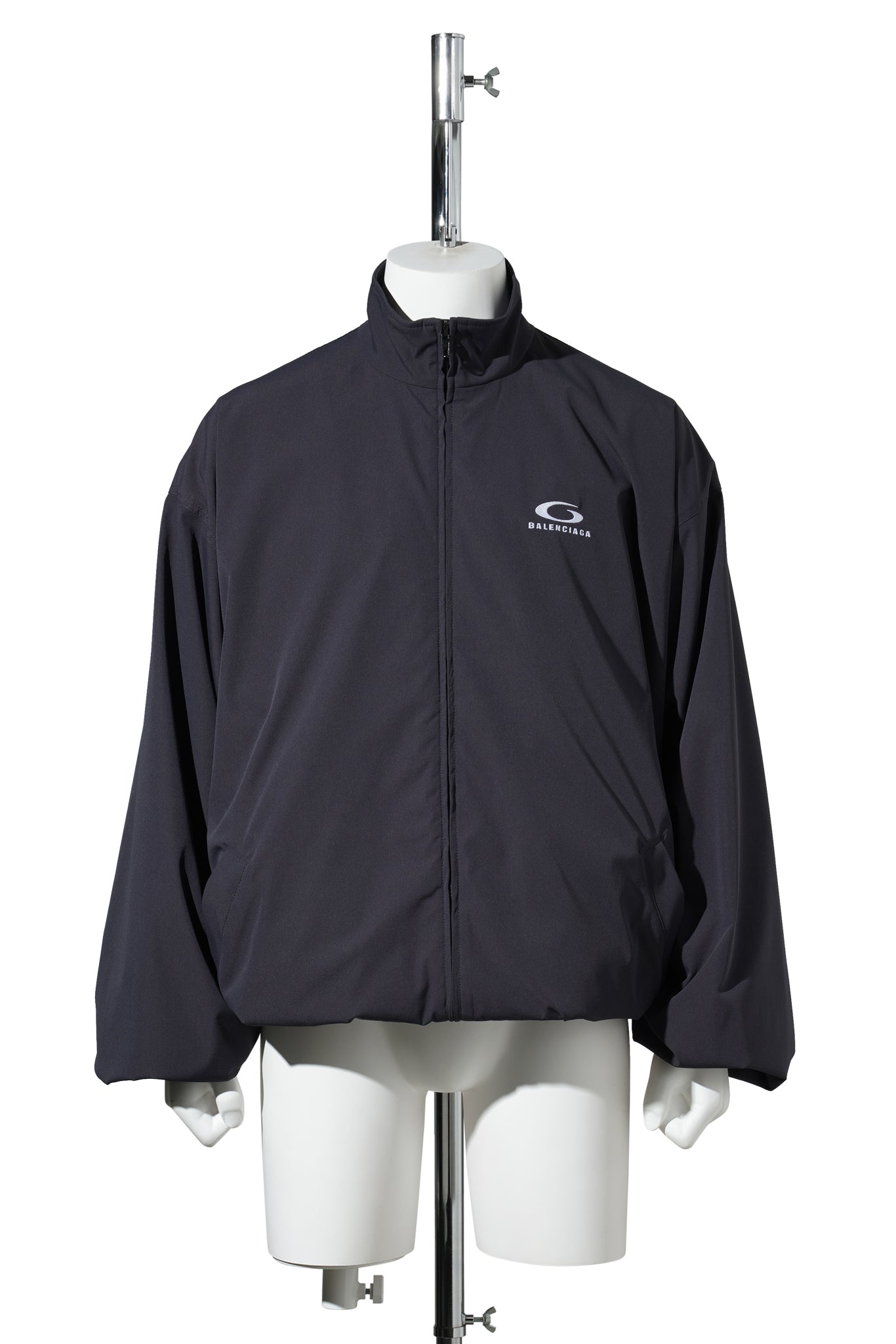 FOLDED TRACKSUIT JACKET / 1055:WASHED BLACK