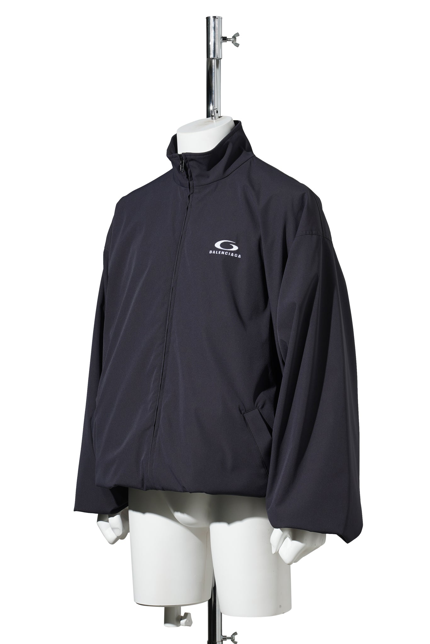 FOLDED TRACKSUIT JACKET / 1055:WASHED BLACK