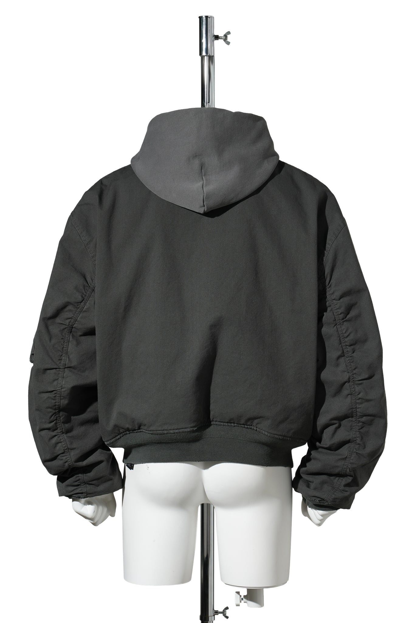 HOODED STANDARD BOMBER / 1140:ANTHRACITE