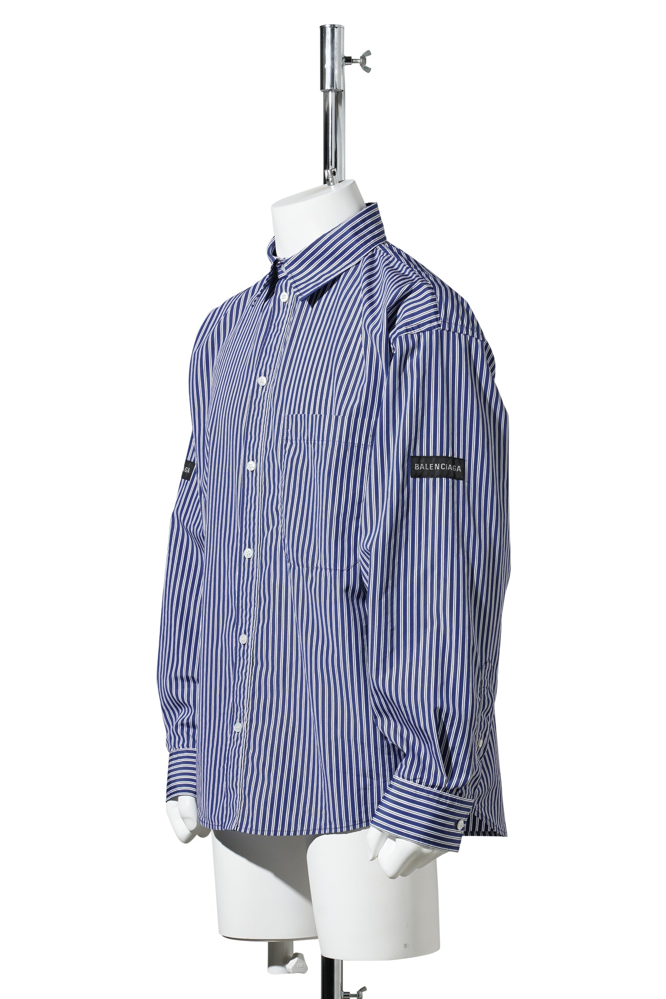 OVERSIZED SHIRT / 8502:NAVY/WHITE