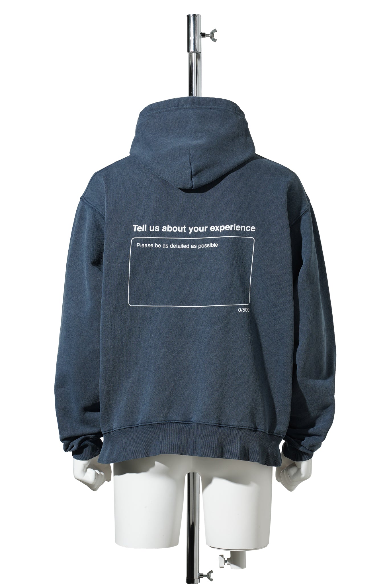 OVERSIZED HOODIE / 8806:WASHED NAVY