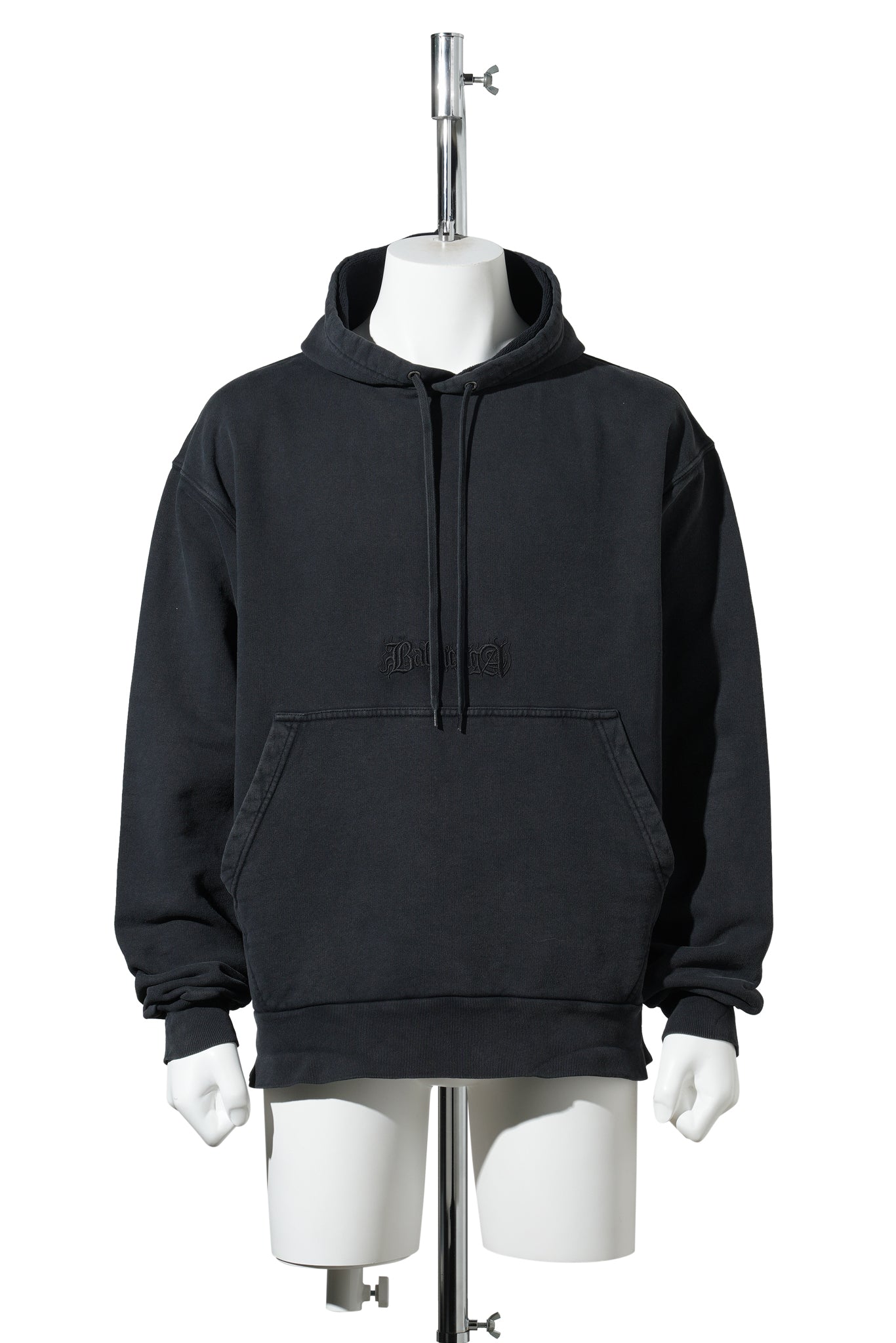 OVERSIZED HOODIE / 1041:FADED WASHED BLACK