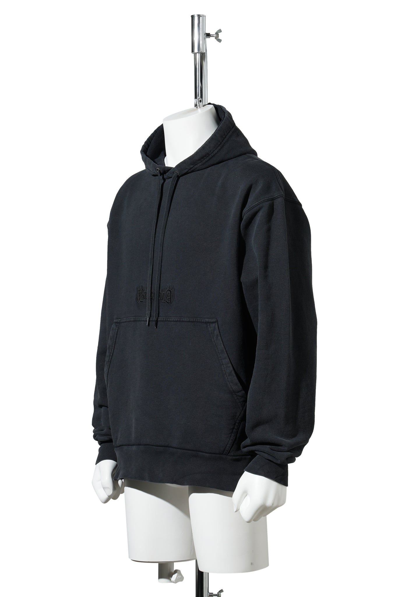 OVERSIZED HOODIE / 1041:FADED WASHED BLACK