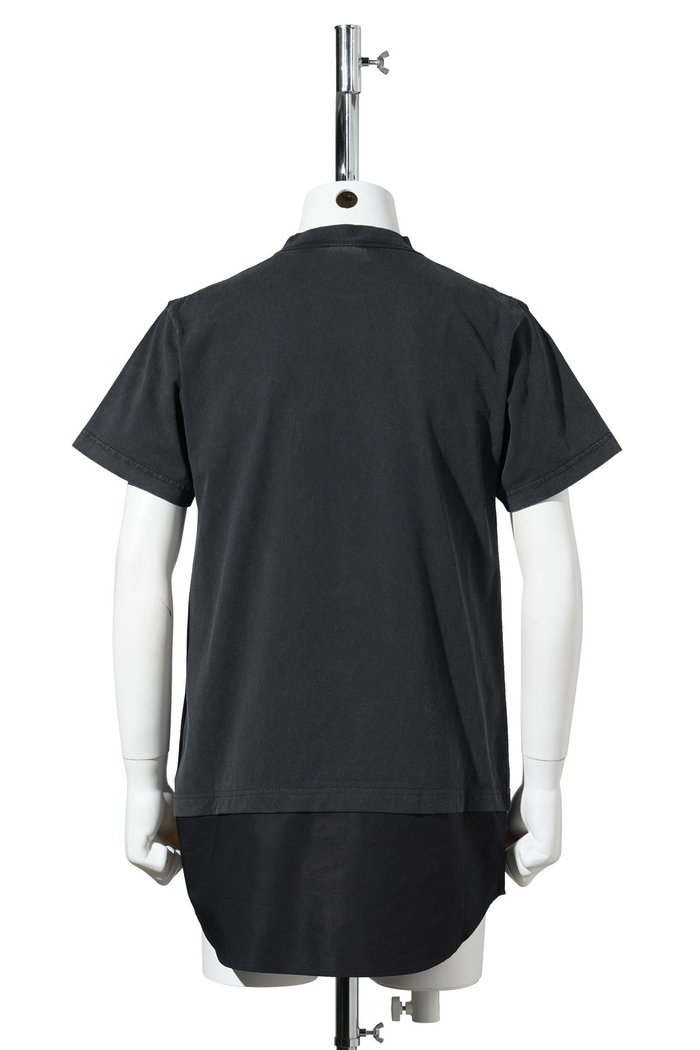 HYBRID SHIRT DRESS / 9374:FADED WASHED BLACK/W