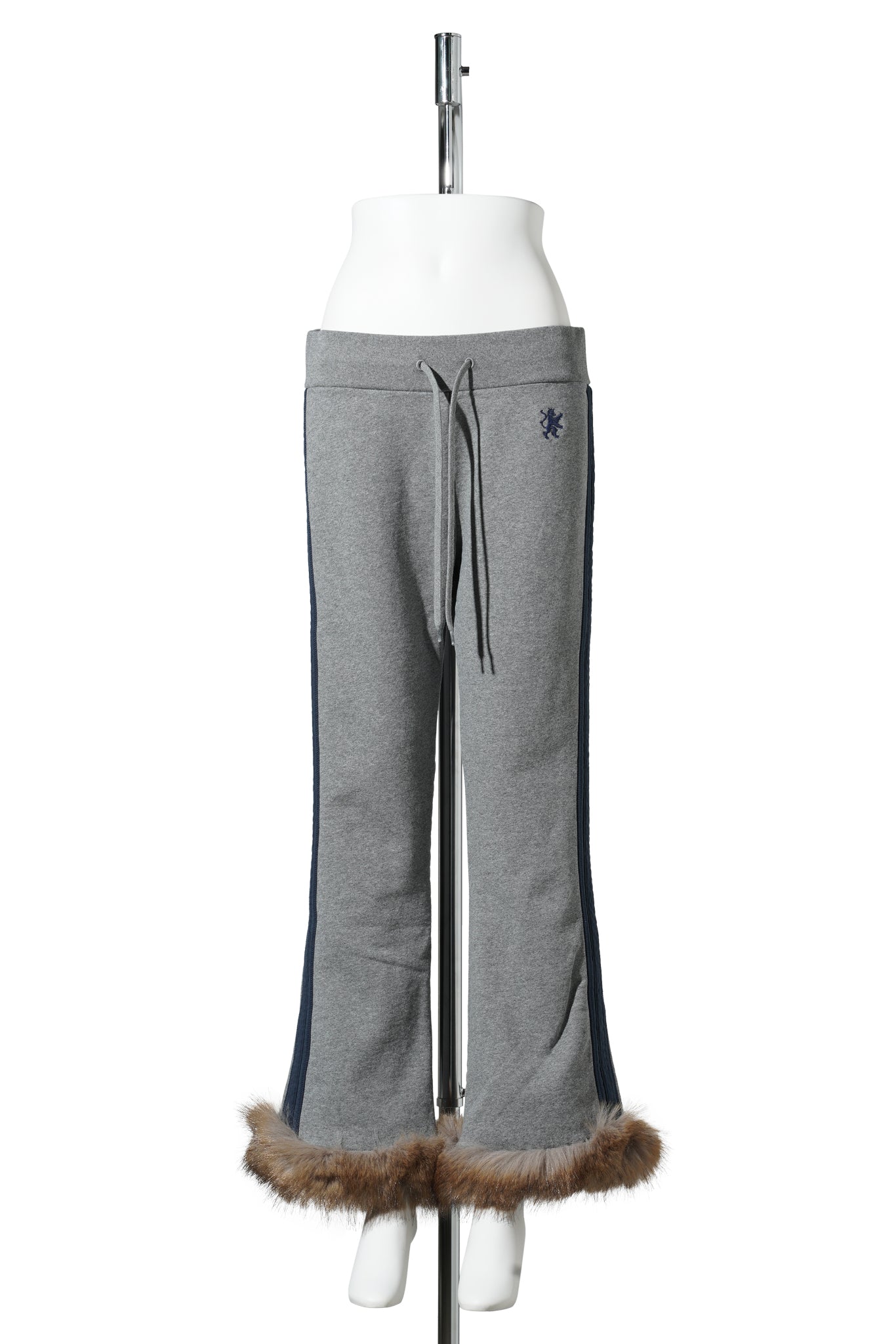 FLARED CAPRI SWEATPANTS / 3441:DRK HEATR GREY/WSH N