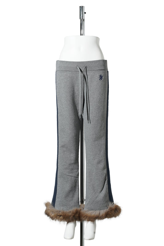 FLARED CAPRI SWEATPANTS / 3441:DRK HEATR GREY/WSH N