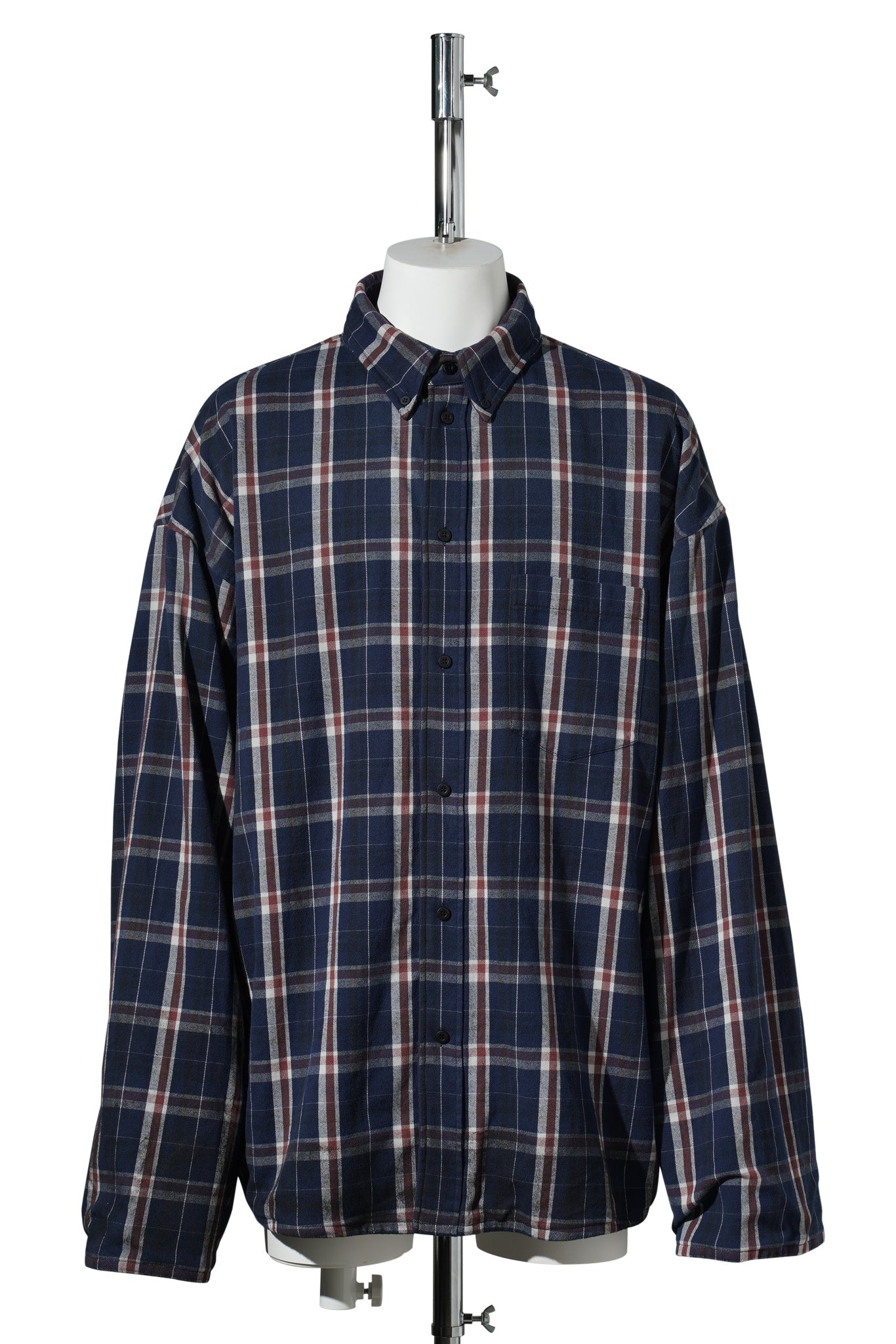 REVERSIBLE SHIRT / 8578:NAVY/BROWN