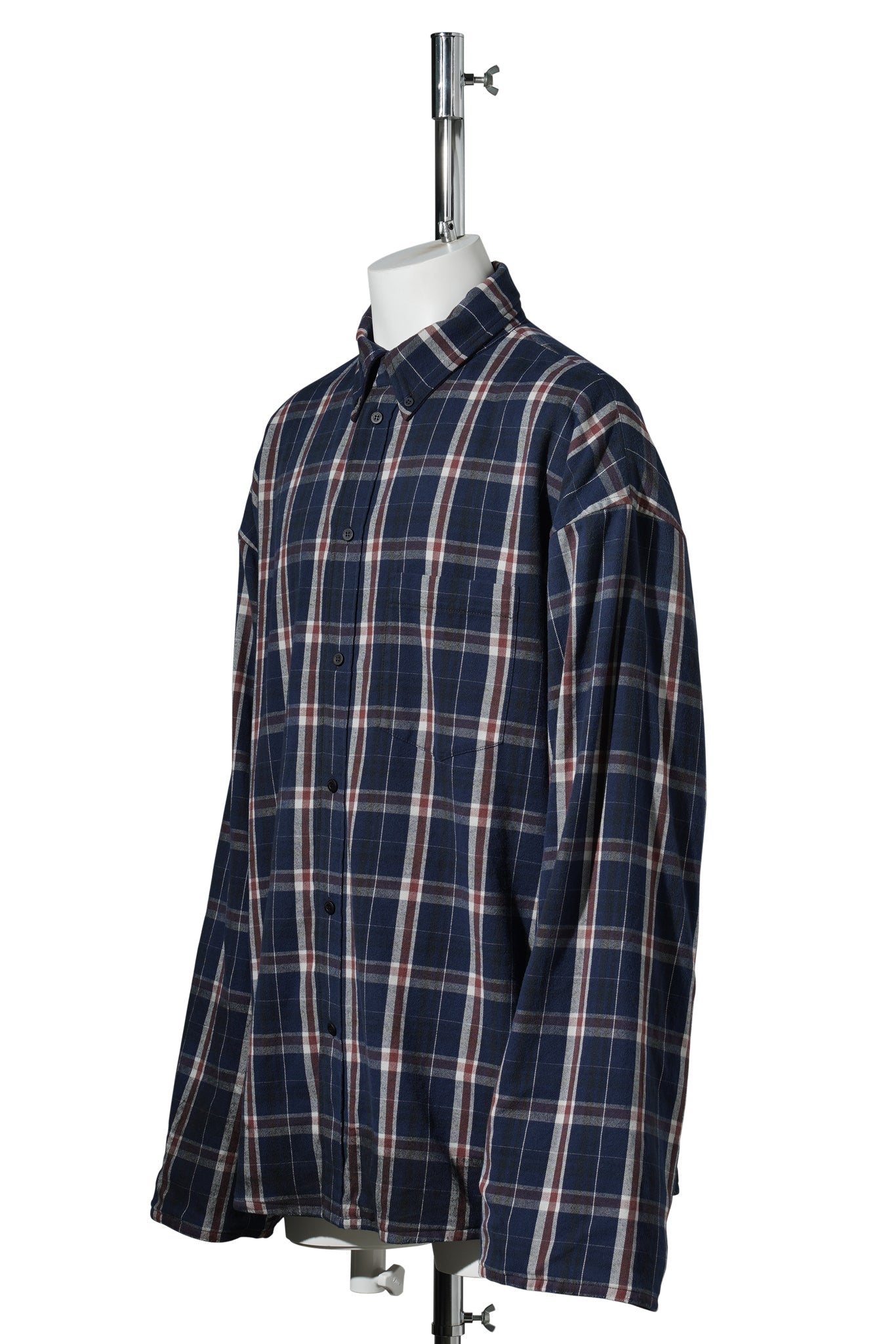 REVERSIBLE SHIRT / 8578:NAVY/BROWN