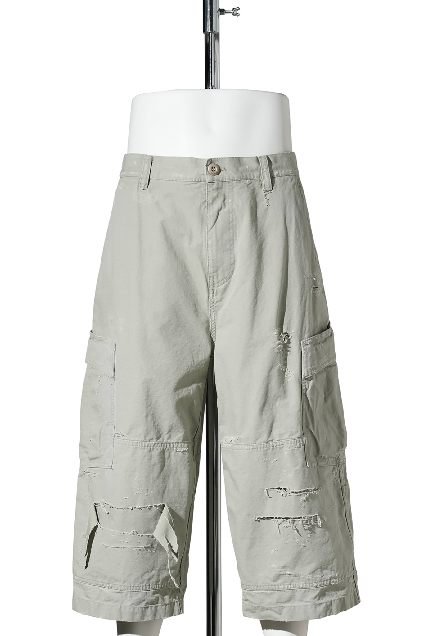 CROPPED CARGO PANTS / 2801:MILITARYBEIGE