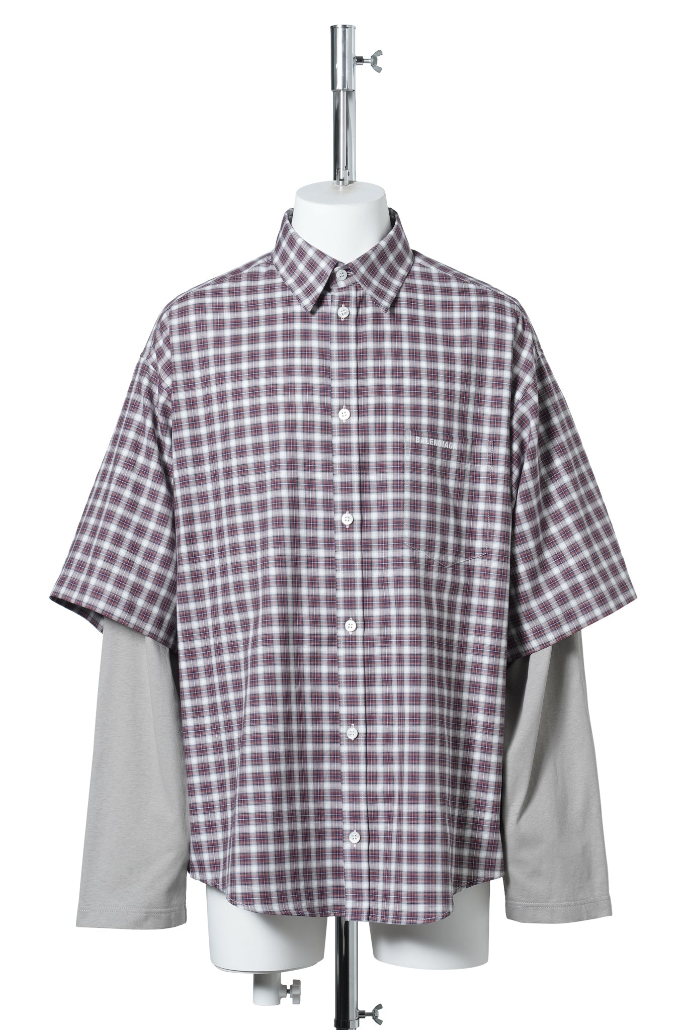 WRONG SLEEVE SHIRT / 6011:RED/NAVY