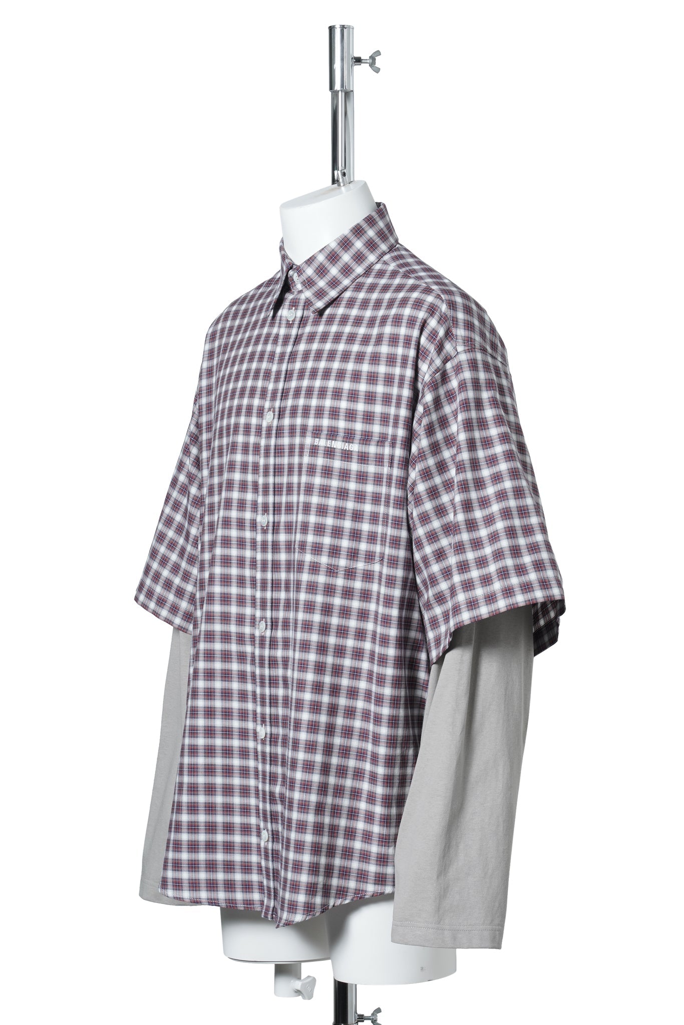 WRONG SLEEVE SHIRT / 6011:RED/NAVY