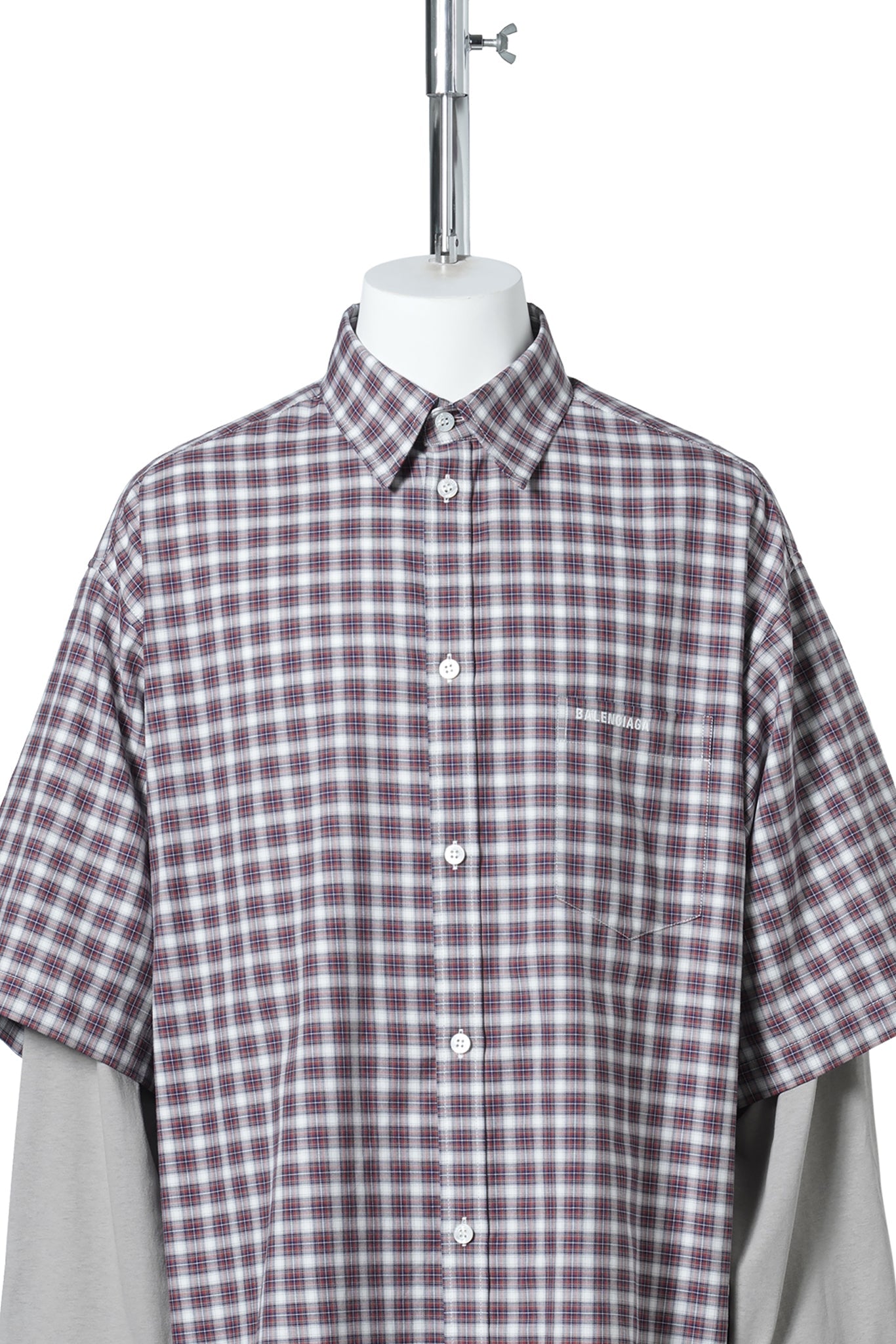 WRONG SLEEVE SHIRT / 6011:RED/NAVY