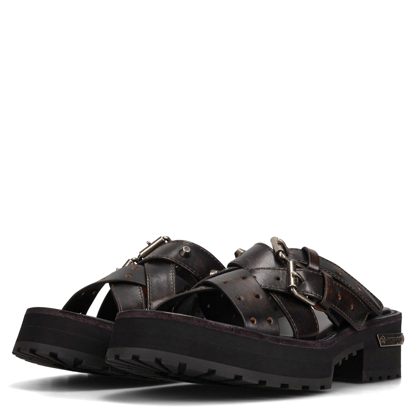 VENOM OP.MULE OLD LEAT / 2824:BROWN/SILVER