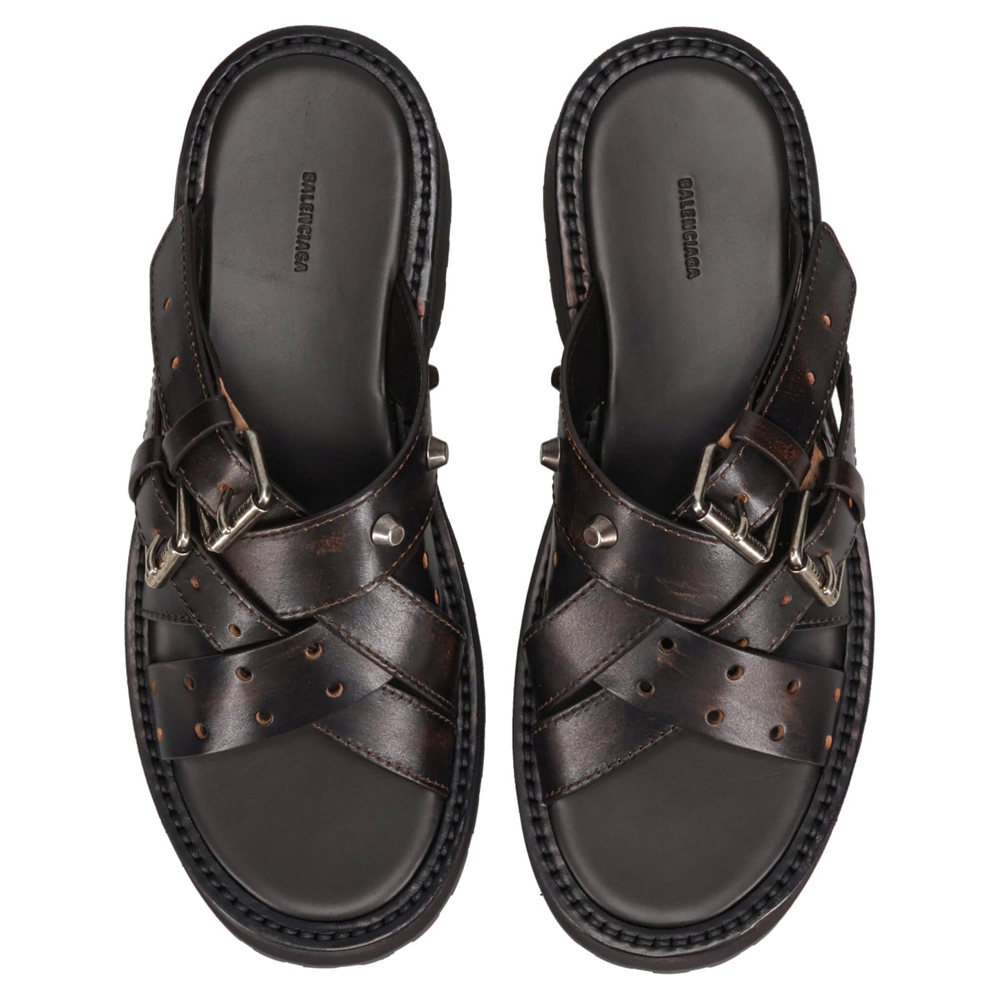 VENOM OP.MULE OLD LEAT / 2824:BROWN/SILVER