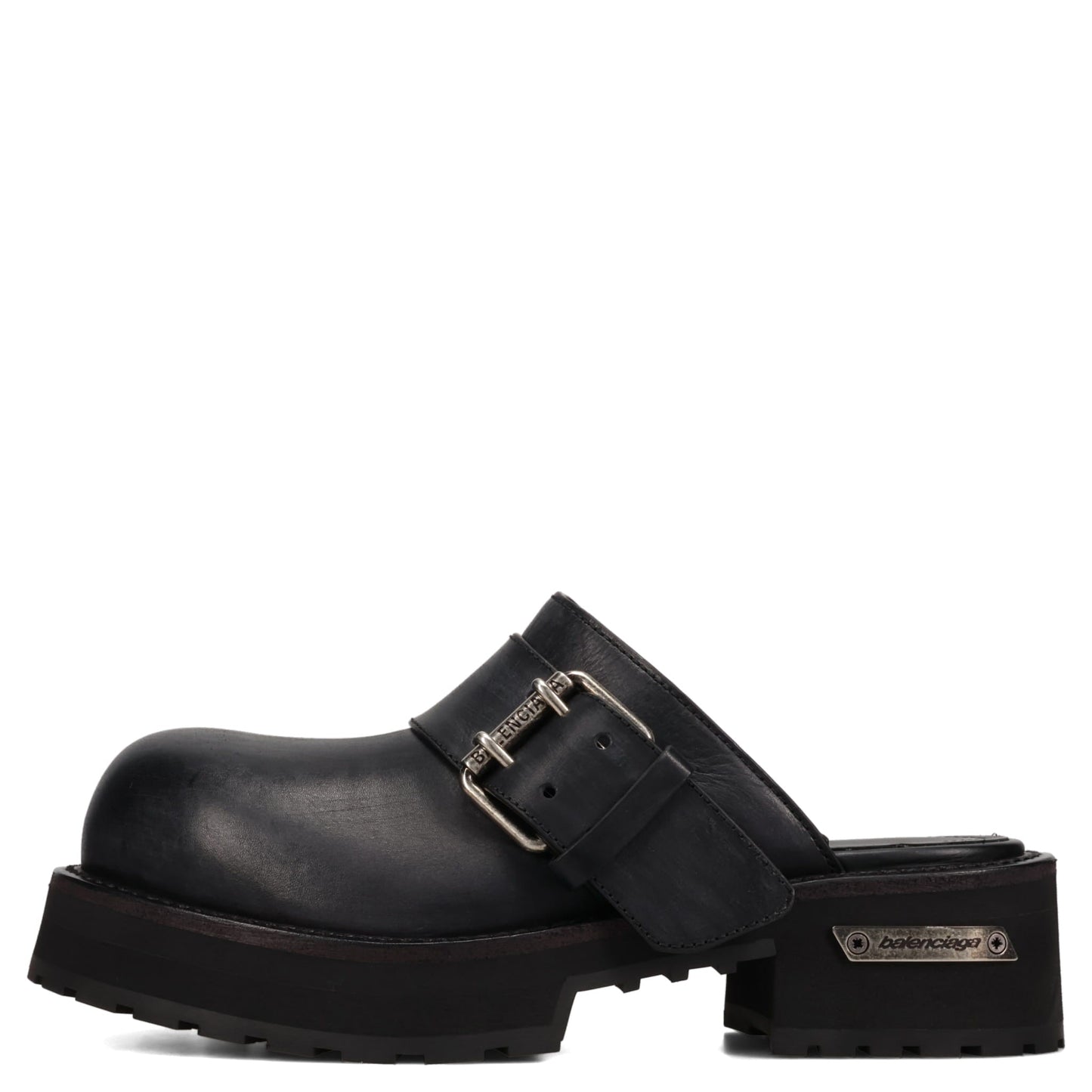 VENOM MULE LEATH WO/MET ACC / 1081:BLACK/AG SILVER
