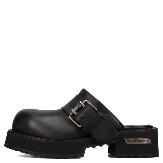 VENOM MULE LEATH WO/MET ACC / 1081:BLACK/AG SILVER